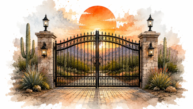 Sunset Gates – photo