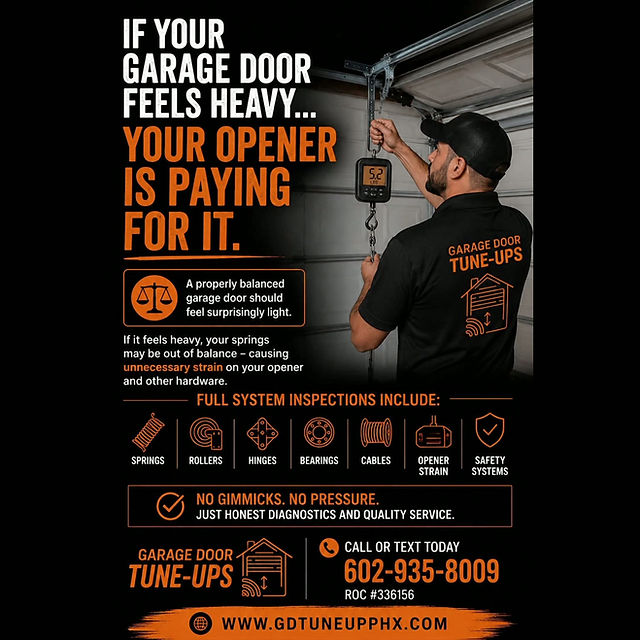 Garage Door Tune-ups – photo
