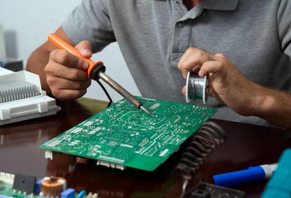 appliance-repair stock image