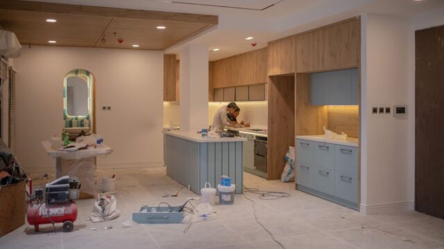 home-remodeling stock image