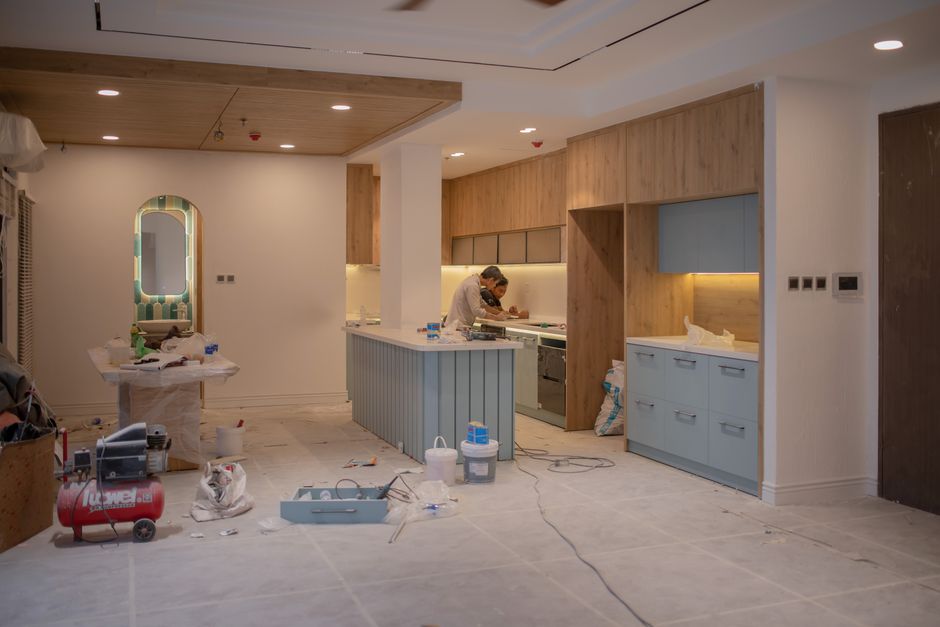 home-remodeling stock image