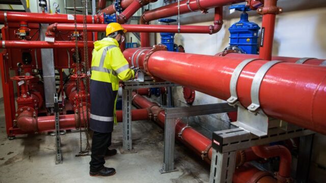 plumbing stock image