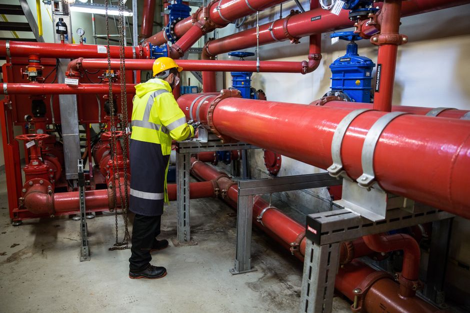 plumbing stock image