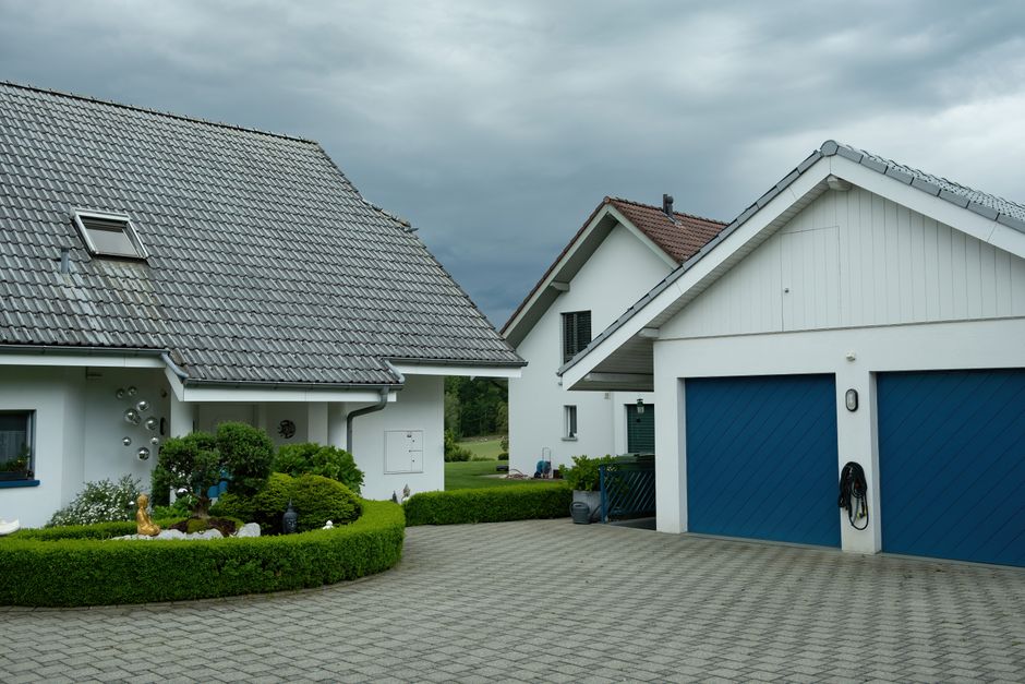 garage-door-services stock image