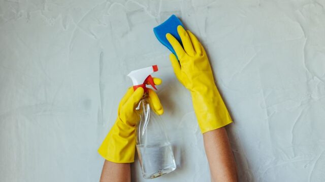 house-cleaning stock image