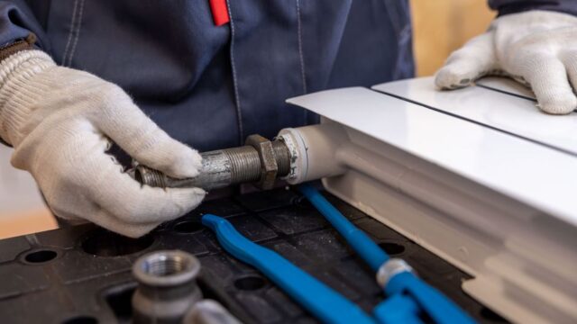 plumbing stock image