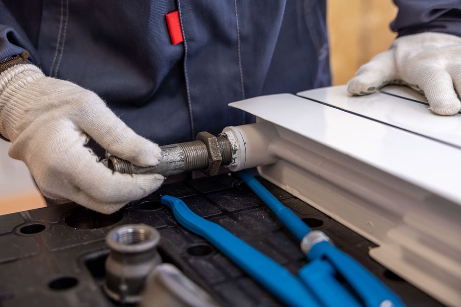 plumbing stock image