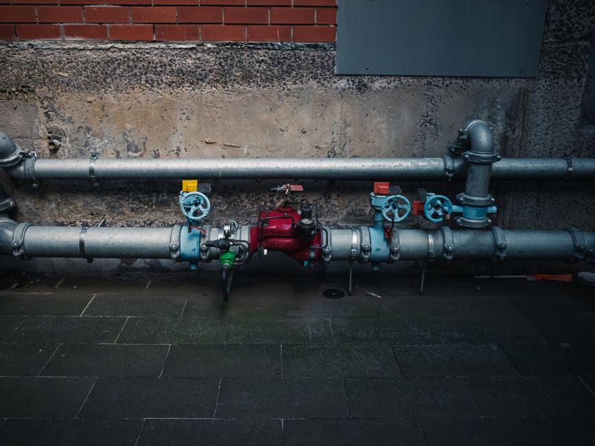 plumbing stock image