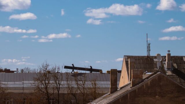 roofing stock image