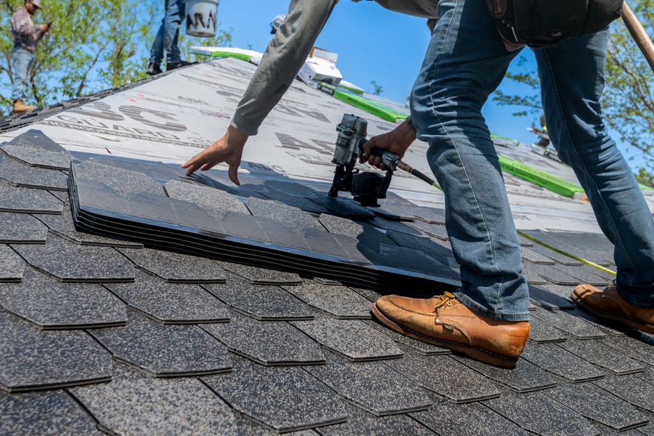 roofing stock image