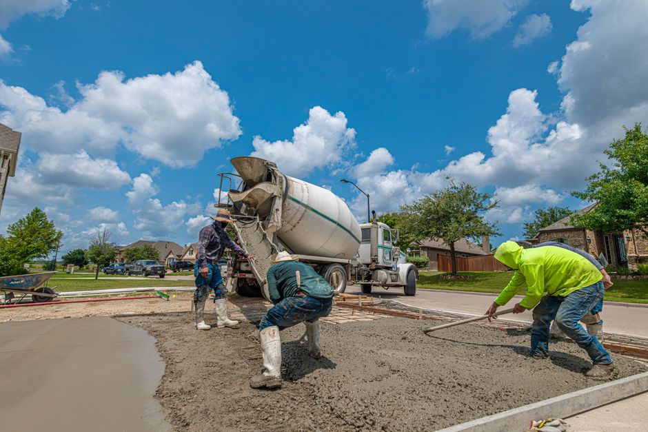 concrete stock image