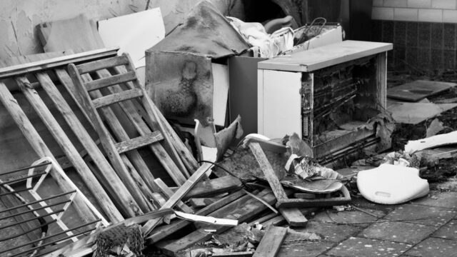 junk-removal stock image