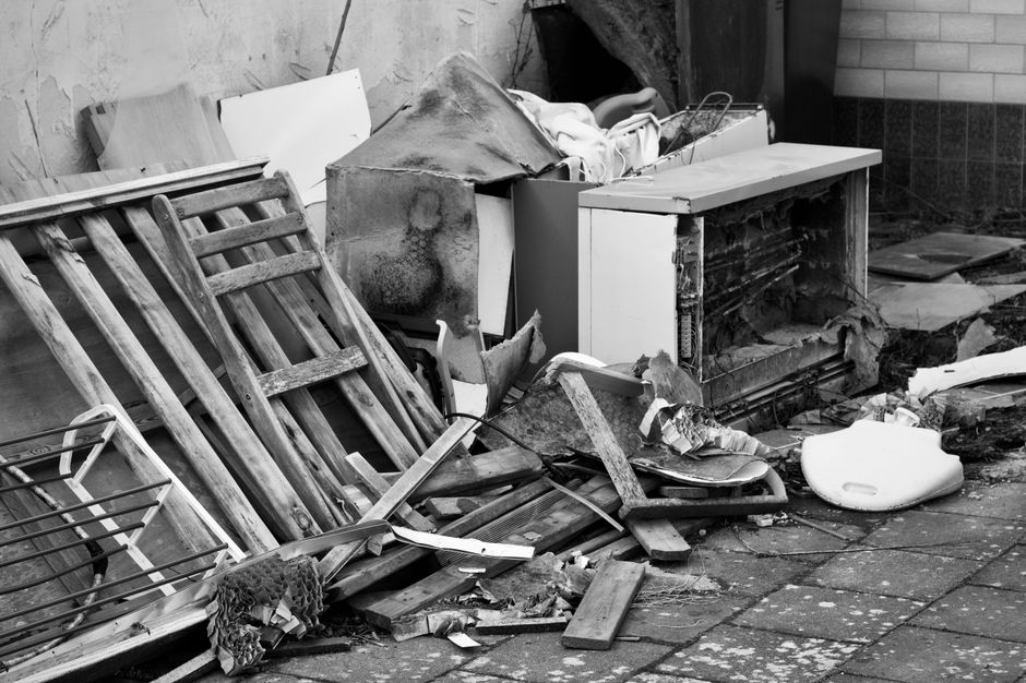 junk-removal stock image
