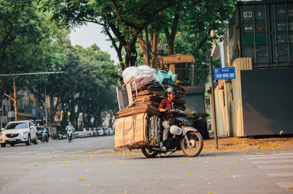 junk-removal stock image