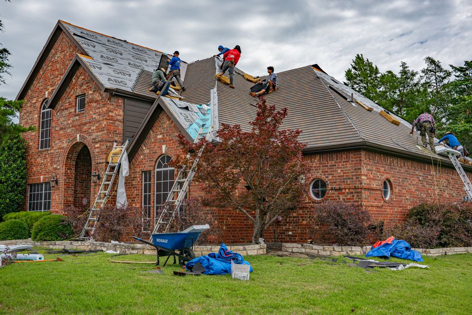 roofing stock image