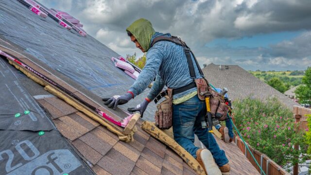 roofing stock image