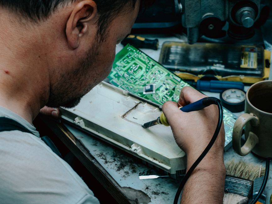 appliance-repair stock image