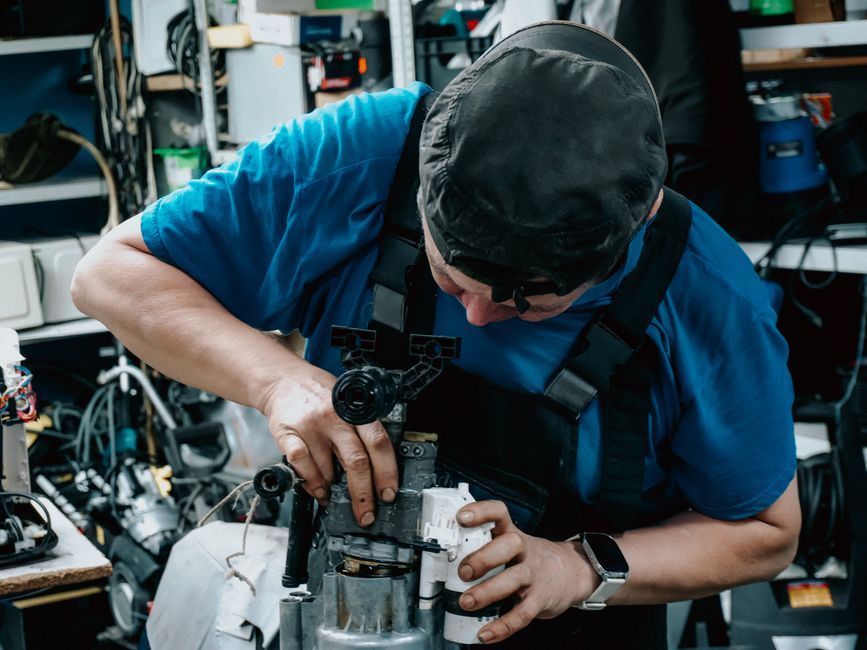 appliance-repair stock image