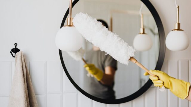 house-cleaning stock image