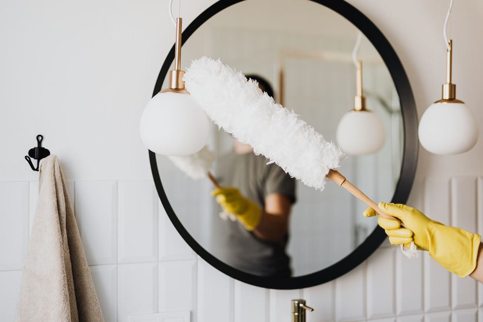 house-cleaning stock image