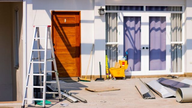 home-remodeling stock image