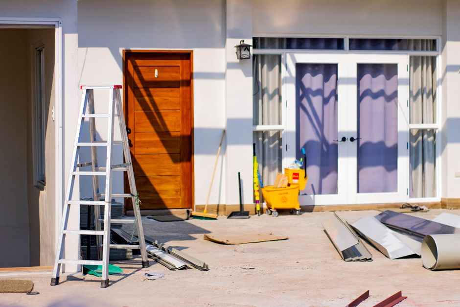 home-remodeling stock image