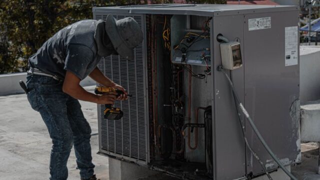 hvac stock image