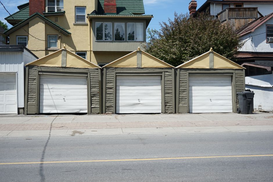 garage-door-services stock image
