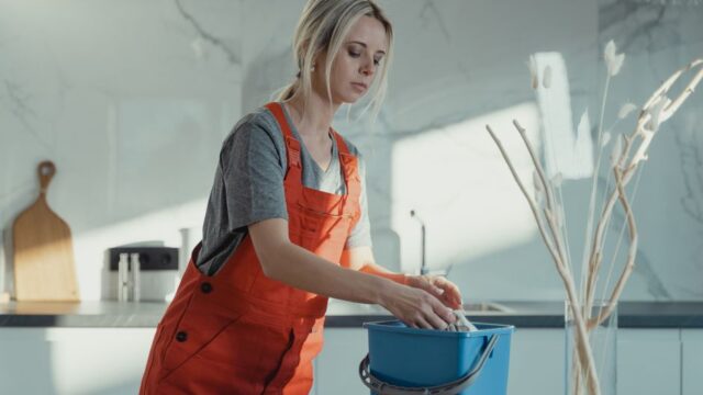 house-cleaning stock image