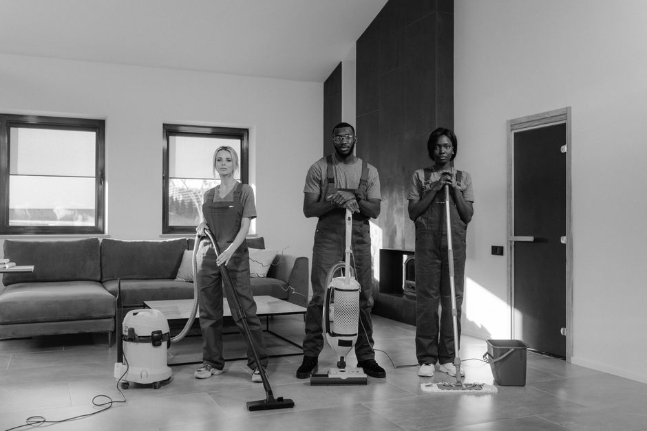 house-cleaning stock image