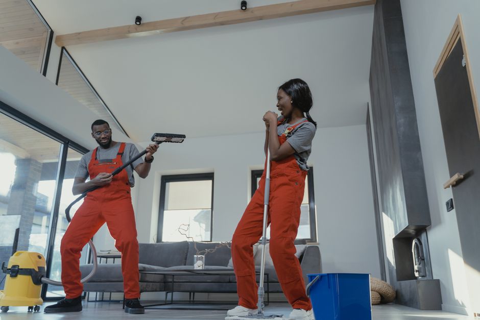 house-cleaning stock image