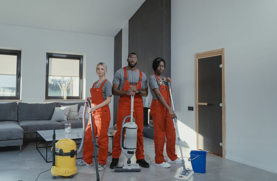 house-cleaning stock image