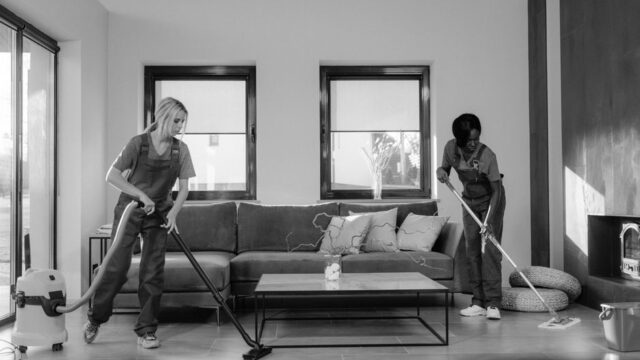 house-cleaning stock image