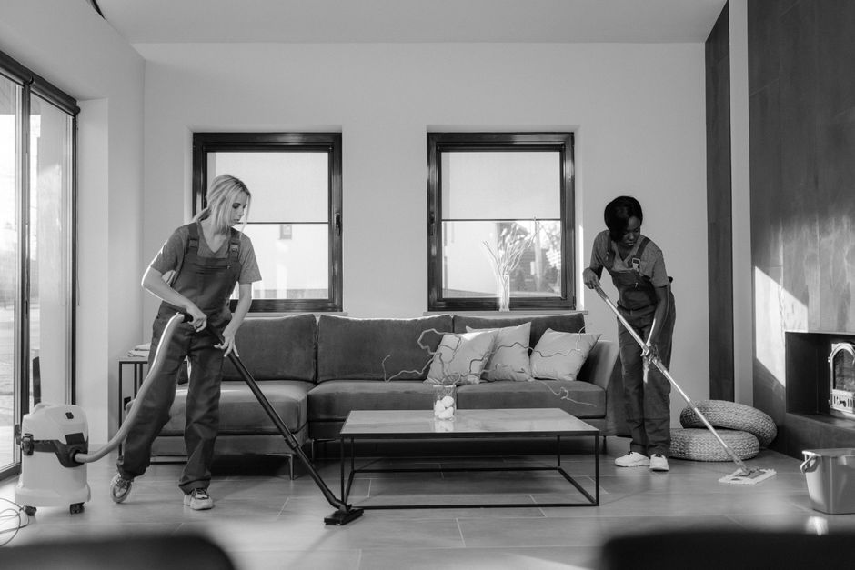 house-cleaning stock image