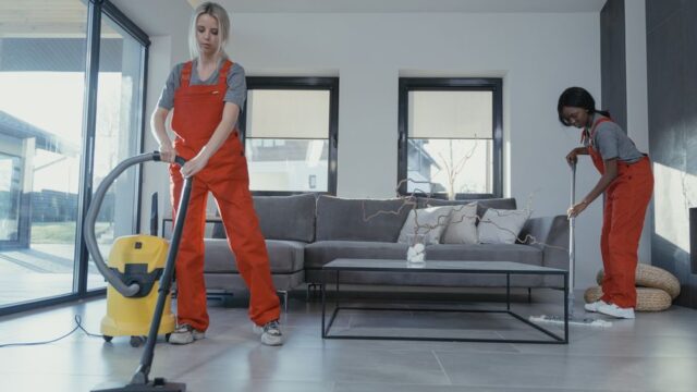 house-cleaning stock image