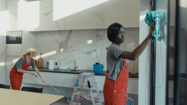 house-cleaning stock image
