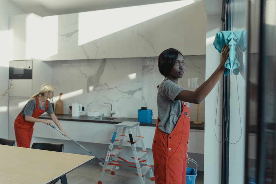 house-cleaning stock image