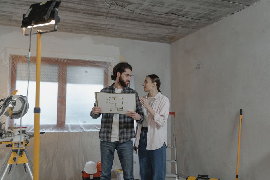 home-remodeling stock image