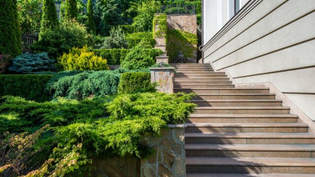 landscaping stock image