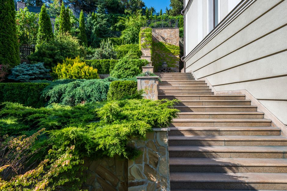 landscaping stock image