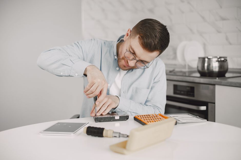 appliance-repair stock image