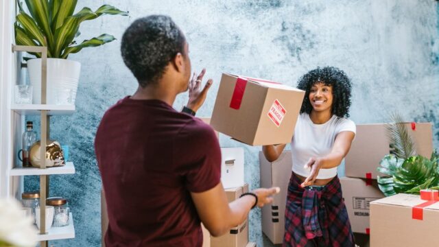 movers stock image