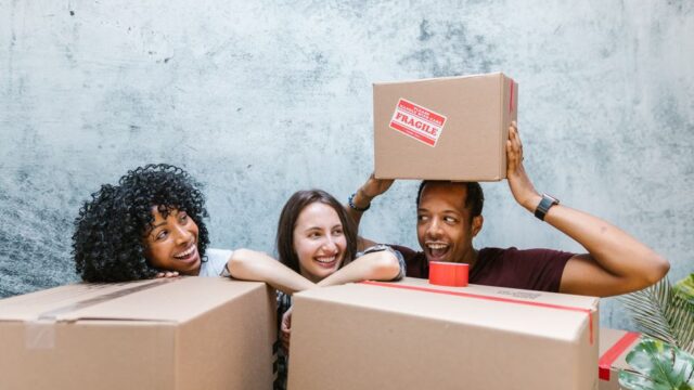 movers stock image