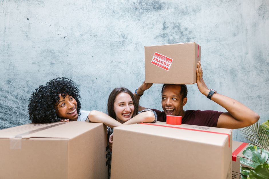 movers stock image