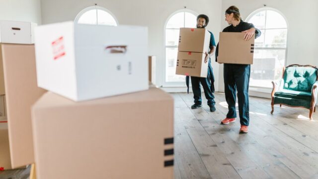 movers stock image