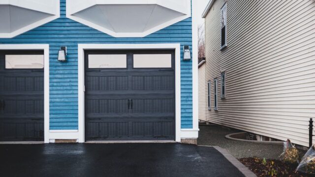garage-door-services stock image