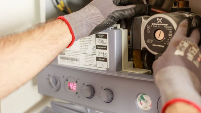 appliance-repair stock image