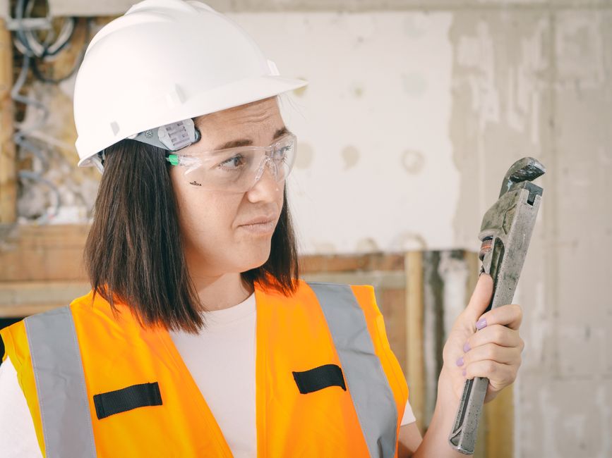 plumbing stock image