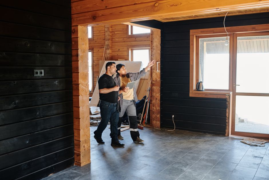 home-remodeling stock image