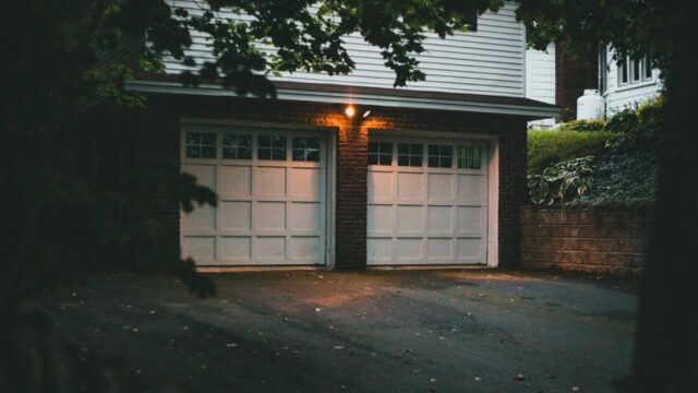 garage-door-services stock image